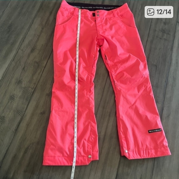 Ride Snowboards Coral Pink Ski and Snowboard Pants - Size Large - Picture 12 of 14